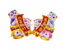 J151#WALL DECORATION 41.5CM(2P/SET)CNY(10136)